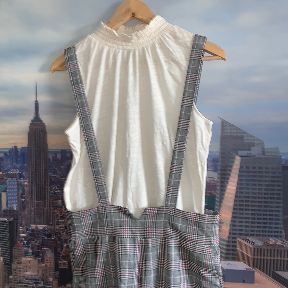 Banana republic top with dressy jumper pants